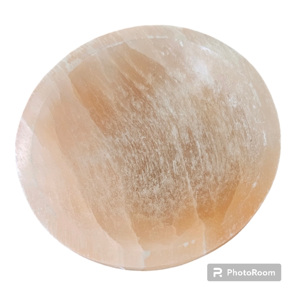 Peach Selenite Smudge Bowl Kit - Picture 3 of 5